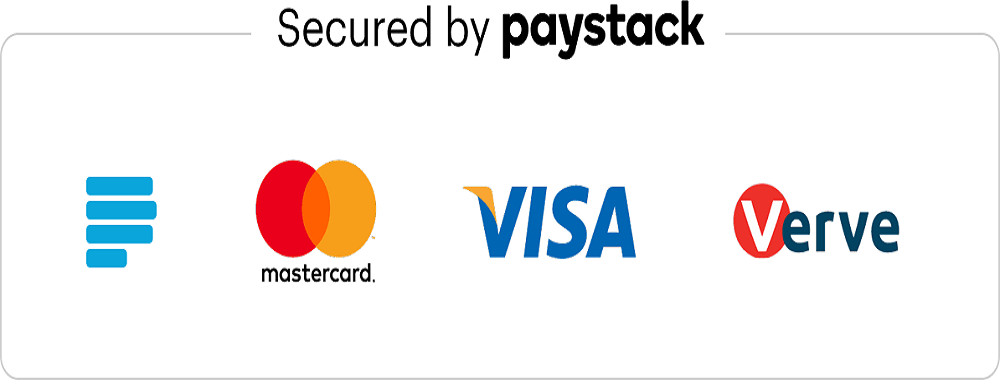 Secured by Paystack